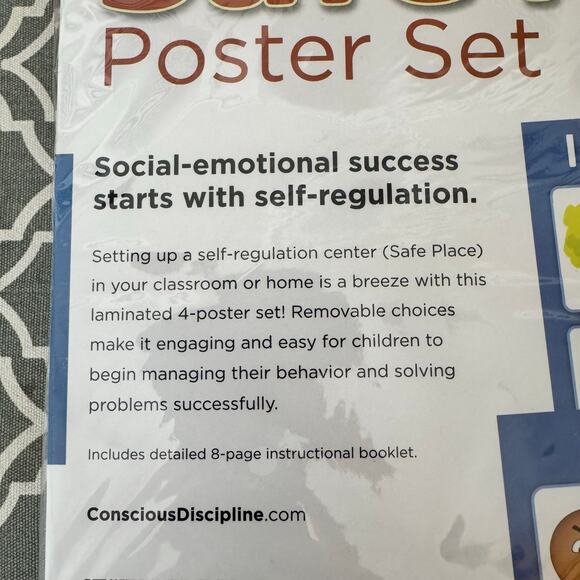 Conscious Discipline Safe Place Poster Set New In Package Classroom Or Home Kit - Picture 3 of 9
